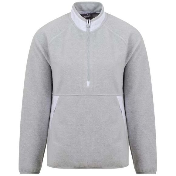 PUMA Enjoy Golf 1/4 Zip Sherpa Sweatshirt - Picture 2 of 7